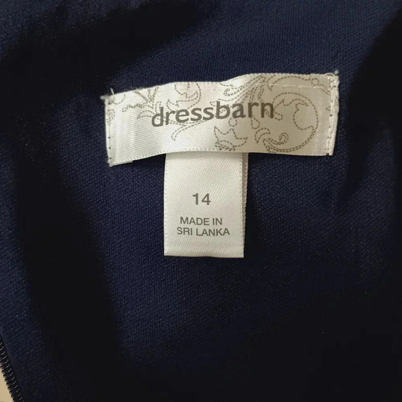 Dress Barn Belted Sleeveless Dress Size 14 - Picture 4 of 5